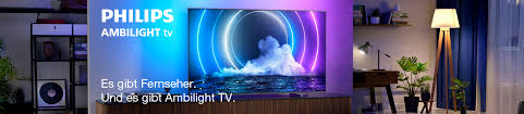 Philips Ambilight TV im Wohnzimmer